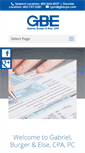 Mobile Screenshot of gbecpa.com